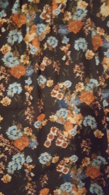 Kvetované šaty/bluzka xl, xl