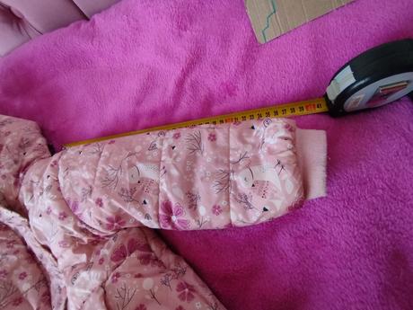 Teplá zimná predĺžená bundička, 98
