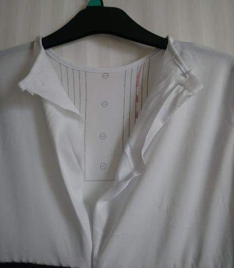 Kostým gombička - čiernobiely overal, 104-110 cm,