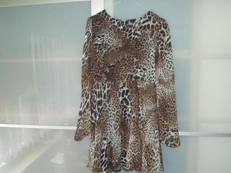 Tigrované značkové ľahučké šatky /m/ ax paris, m