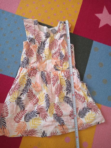 Letné šaty s listami, pepco,116