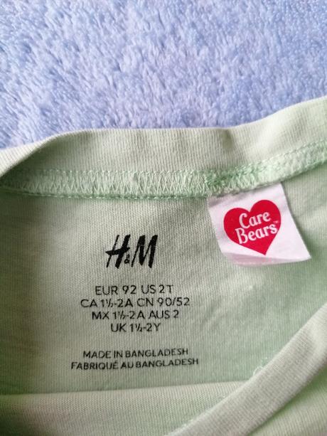 Tričká medvedík, h&m,92