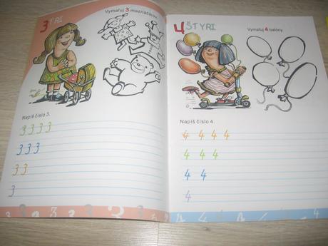 Pisacia kniha pre prvacika ja viem pocitat, 