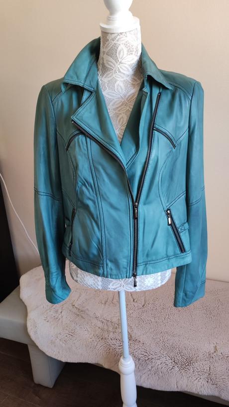 Dámska kožená bunda crisca, 40