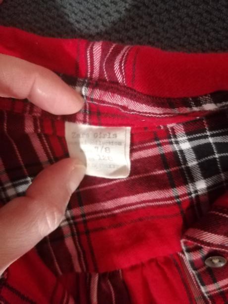 Červená košeľa 128, zara,128