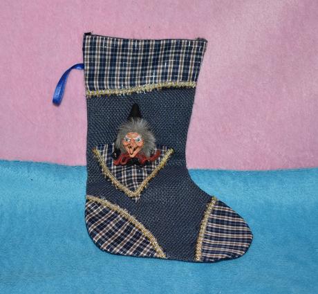 Mikulášska ponožka striga,