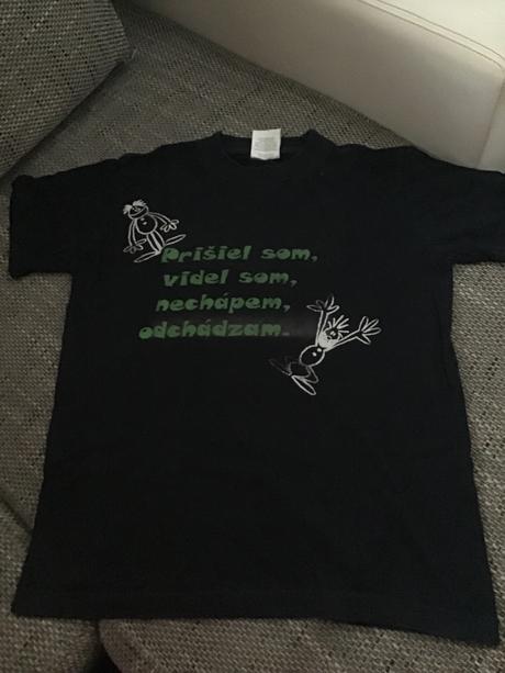 Tričko - vyblednuty pas, s