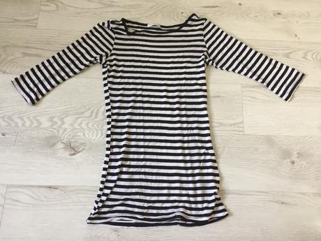Pásikavé tričko s 3/4 rukávmi, topshop,xs