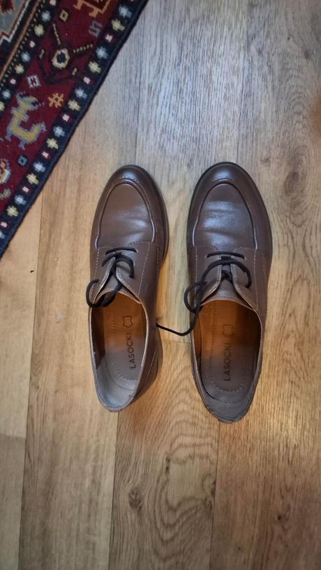 Svetlohnedé polobotky lasocki 37, lasocki,37