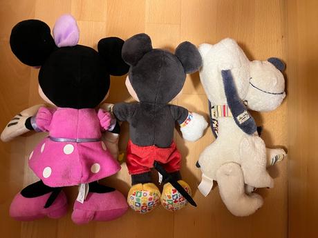 Mickey & minnie mouse a pluto, 