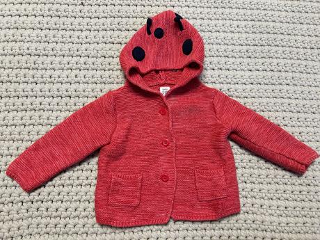 Dievčenský pletený svetrík gap 6-12m, gap,68