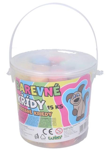 Kriedy chodníkové 15 ks,
