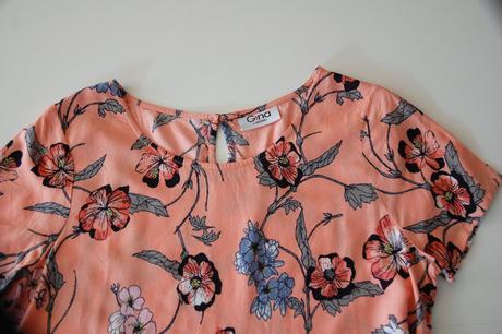 Štýlová kvetovaná blúzka, gina,l