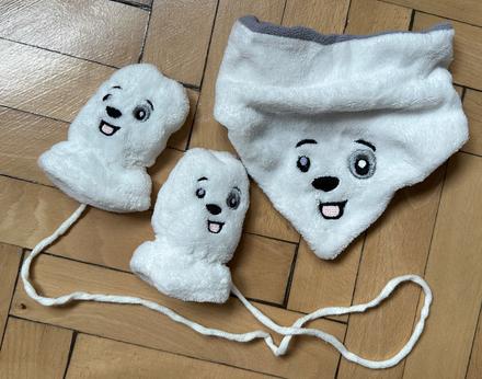 Nákrčník s rukavicami liegelind za 4eur, 50