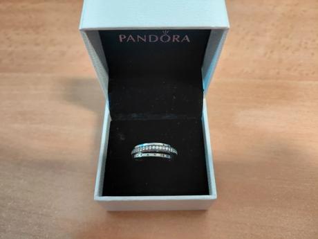 Nový,pandora, strieborný prsteň,925, velkosť 50, pandora