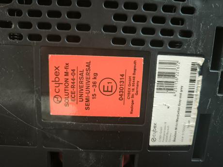 Detská autosedačka cybex solution m-fix, cybex