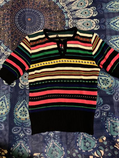 Pásikované svetrík vintage, aigle,36