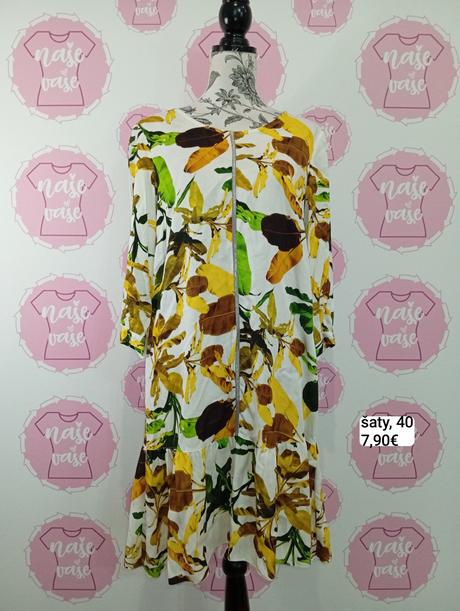 Vzorované šaty, 40