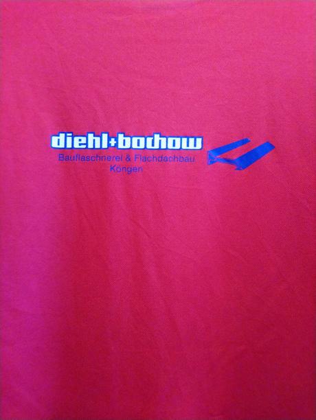 Pánske červené tričko s nápismi, hakro, xl, xl