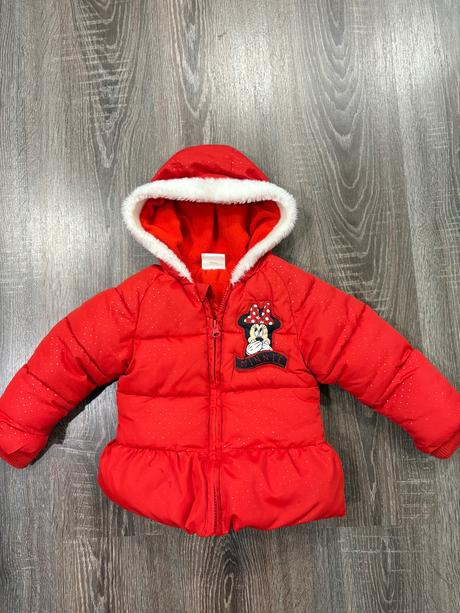 Diesney dievcenska zimna minney vetrovka, disney,80