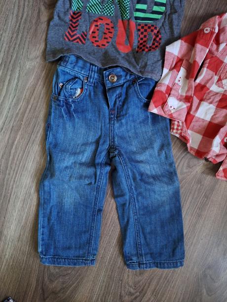 Rifle, tricko, kosela - komplet, marks & spencer,92