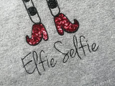 Vianočný sveter h&m s elfom č. xs, h&m,xs