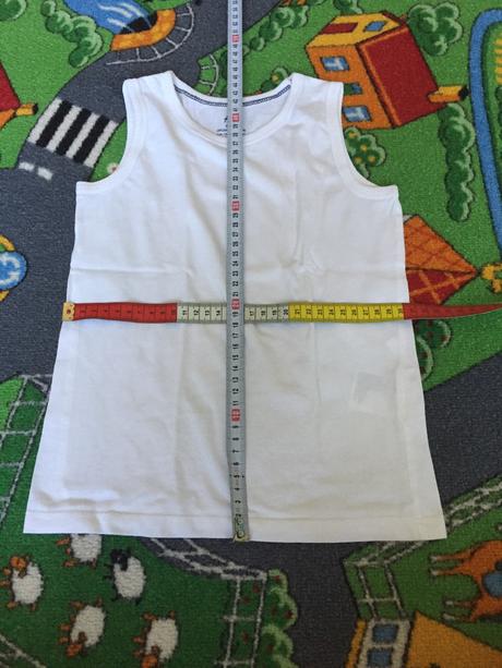 Biele tielko, h&m,110