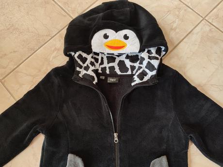 Huňatá mikina "pinguin", bonprix,146