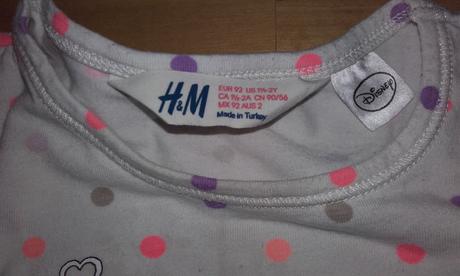 Tričká 2ks, h&m,92