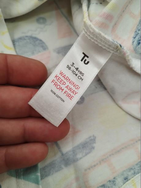 Pyžamová košeľa, tu,98