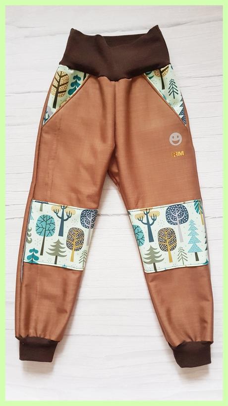 Softshellové nohavice s barančekom na zimu, 92 - 152