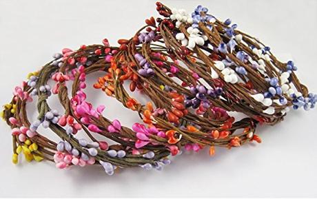 Ozdobné bobuľové vetvičky 40 cm ,