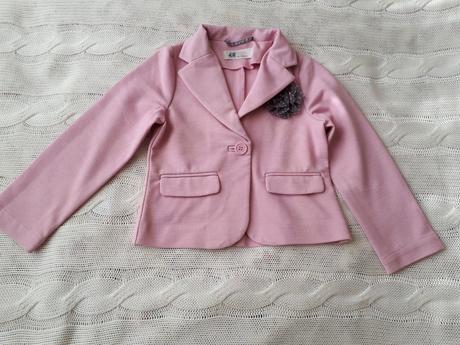 Ružové sačko s kvetinkou, h&m,104