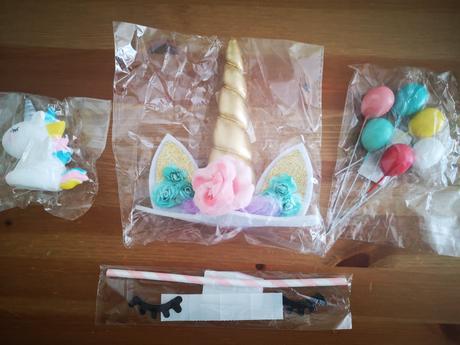 Ozdoby na tortu jednorožec, 