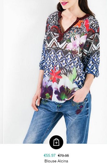 Blúzka desigual, veľ. l, desigual,l