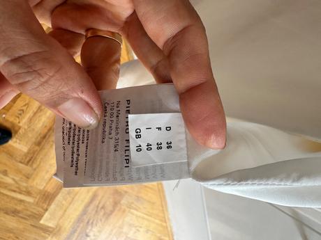 Pietro filipi puzdrové krémové šaty dámske s, pietro filipi,s