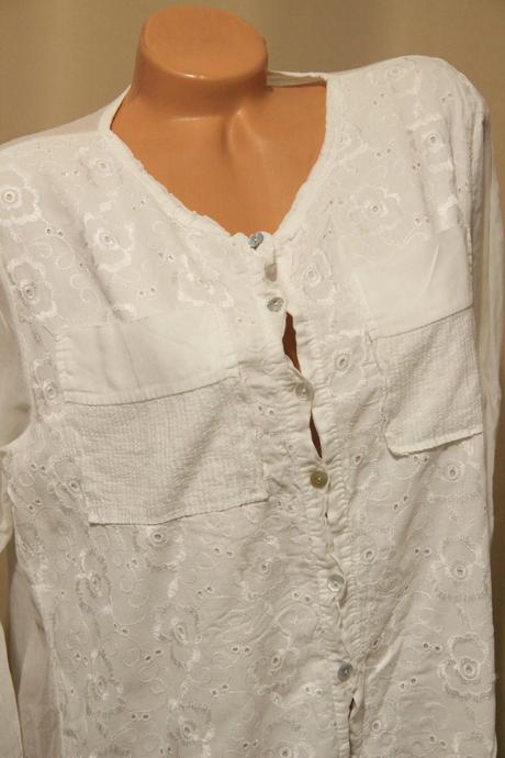 Biela bavlnená košeľa, l, l