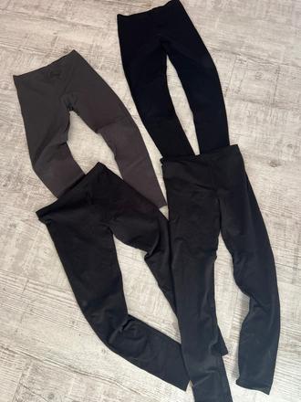 Tmavé leginky h&m 140, h&m,140