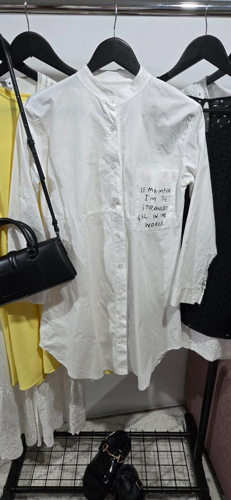 Košeľové šaty italy, m