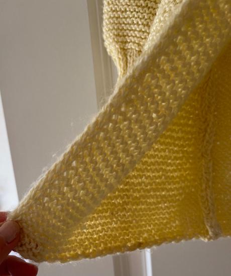 Žltý handmade unisex sveter, 98, 98
