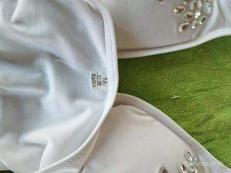 Biele bikini plavky, m