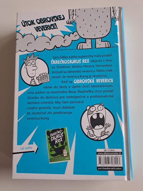 Kniha škrečkosaurus rex a veverica kong (necitana), 