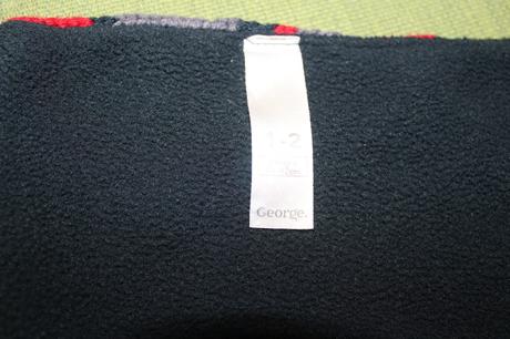 Šál s poschodovým autobusom 105 cm, george,110