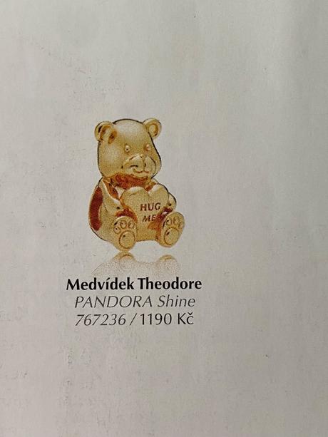 Pandora koralka macko, pandora