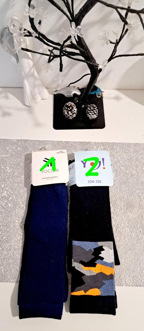 Bavlnené legíny, pancuchy bez stupaji 104/110, 104 / 110