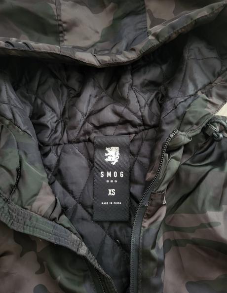 Maskáčová bunda smog xs, xs