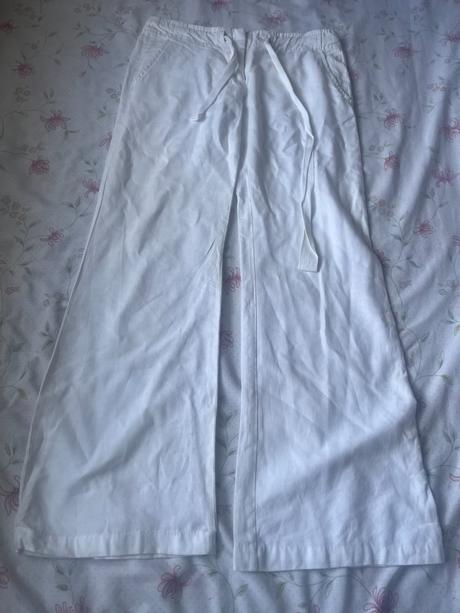 Zara ľanové nohavice, zara,s