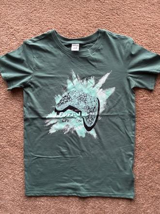 Bavlnené tričko s nástrekom vel. 14-15r., takko,170