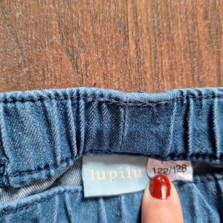 Dievčenské rifle lupilu 122/128 nové, lupilu,122