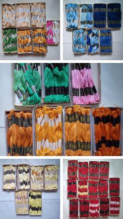 Nové mulinky, cena za kus 0,30,